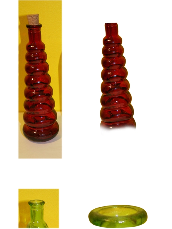 Creation of unusual glass-flowers(bouquet): Step 2